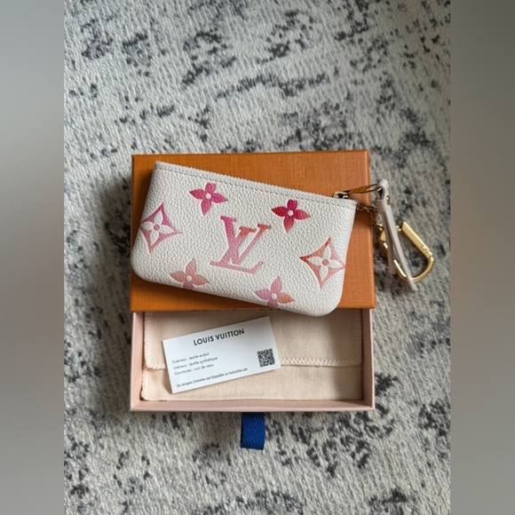 Louis Vuitton Accessories - Louis Vuitton Key Pouch Gradient Pink